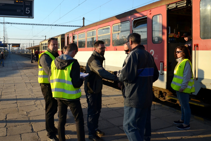 Vlakom za UNESCOM - Spišské Podhradie 2.4.2017