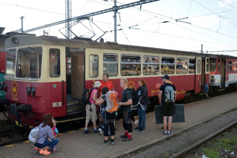 Vlakom za UNESCOM - Dobšinská jaskyňa 29.7.2017