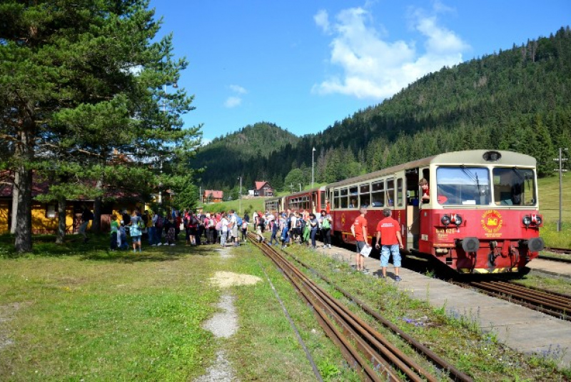 Vlakom za UNESCOM - Dobšinská jaskyňa 29.7.2017