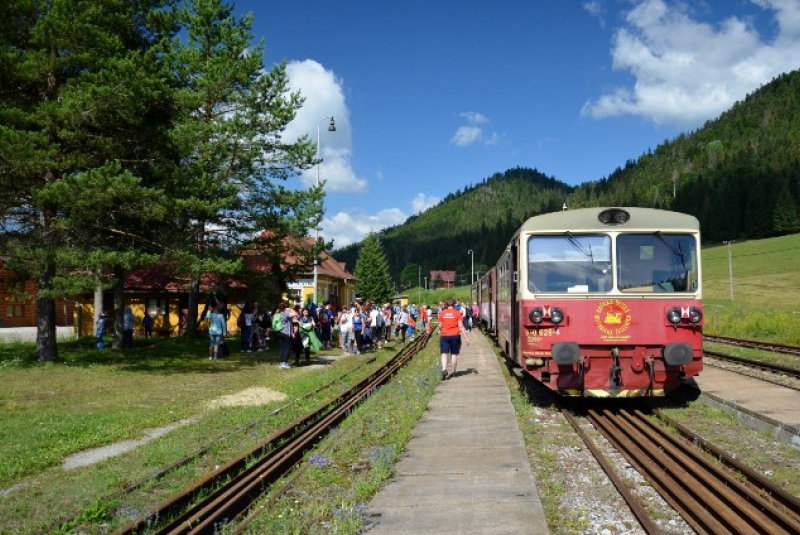 Vlakom za UNESCOM - Dobšinská jaskyňa 29.7.2017