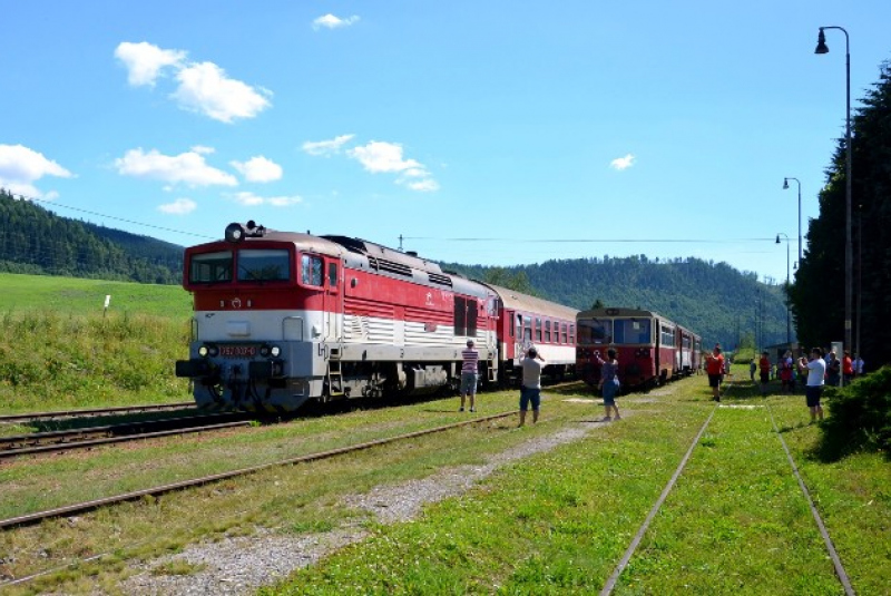 Vlakom za UNESCOM - Dobšinská jaskyňa 29.7.2017