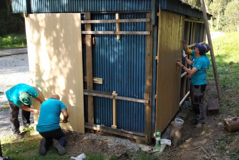 Hutníci pre Košice na detskej železnici Hutníci pre Košice na detskej železnici
