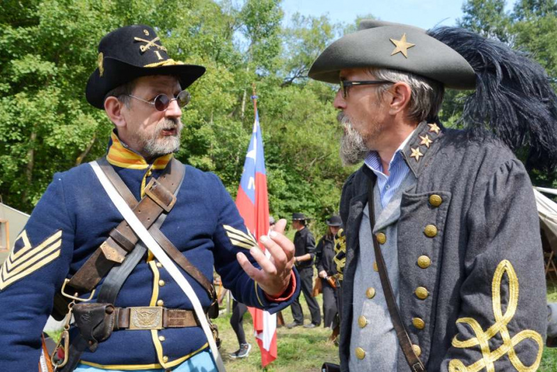 SEVER proti JUHU, rekonštrukcia slávnej bitky na detskej železni SEVER proti JUHU, rekonštrukcia slávnej bitky na detskej železni