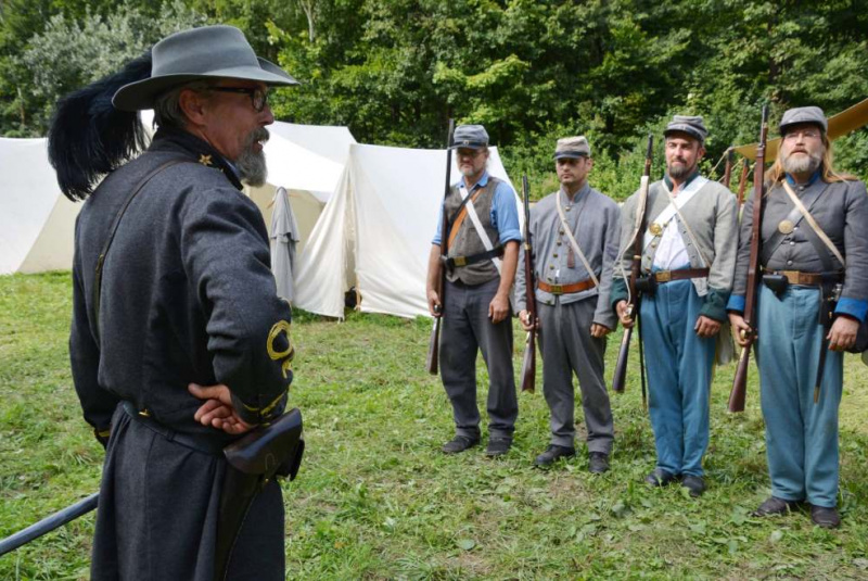 SEVER proti JUHU, rekonštrukcia slávnej bitky na detskej železni SEVER proti JUHU, rekonštrukcia slávnej bitky na detskej železni