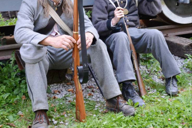 SEVER proti JUHU, rekonštrukcia slávnej bitky na detskej železni SEVER proti JUHU, rekonštrukcia slávnej bitky na detskej železni