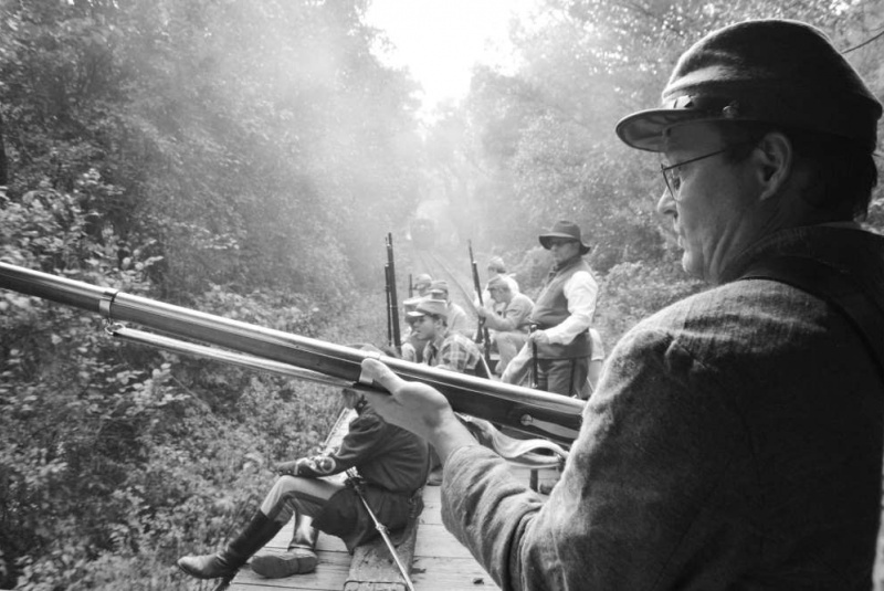 SEVER proti JUHU, rekonštrukcia slávnej bitky na detskej železni SEVER proti JUHU, rekonštrukcia slávnej bitky na detskej železni