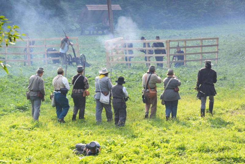 SEVER proti JUHU, rekonštrukcia slávnej bitky na detskej železni SEVER proti JUHU, rekonštrukcia slávnej bitky na detskej železni