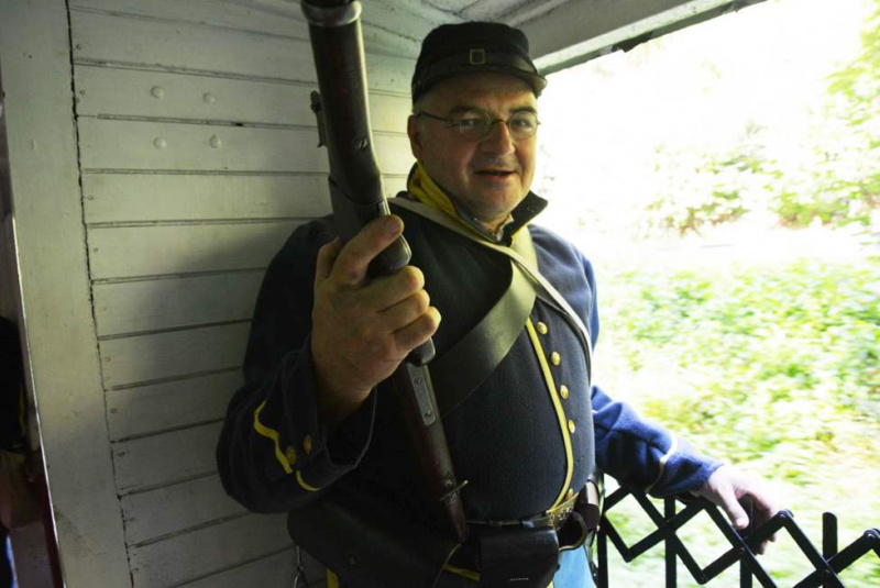 SEVER proti JUHU, rekonštrukcia slávnej bitky na detskej železni SEVER proti JUHU, rekonštrukcia slávnej bitky na detskej železni