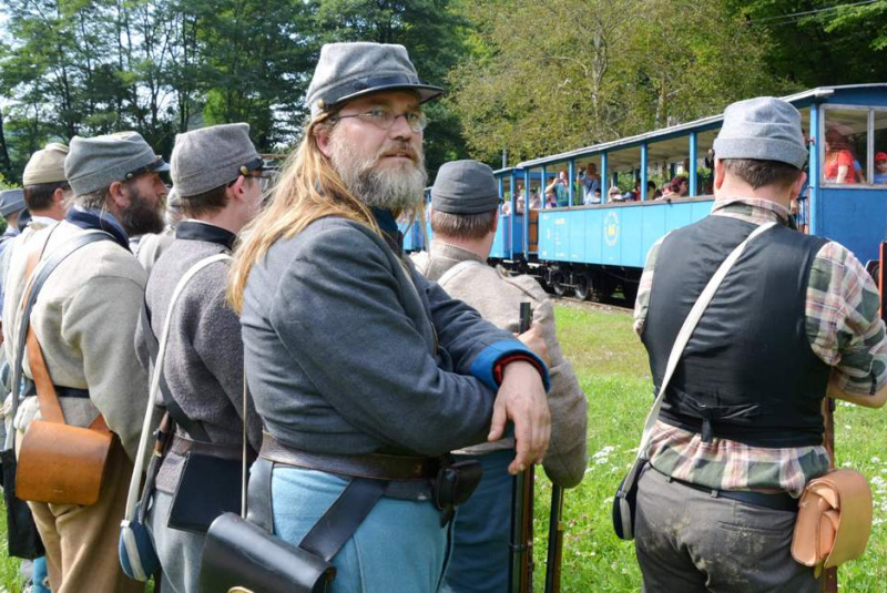 SEVER proti JUHU, rekonštrukcia slávnej bitky na detskej železni SEVER proti JUHU, rekonštrukcia slávnej bitky na detskej železni