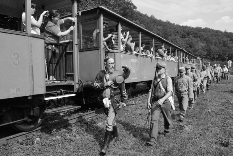 SEVER proti JUHU, rekonštrukcia slávnej bitky na detskej železni SEVER proti JUHU, rekonštrukcia slávnej bitky na detskej železni