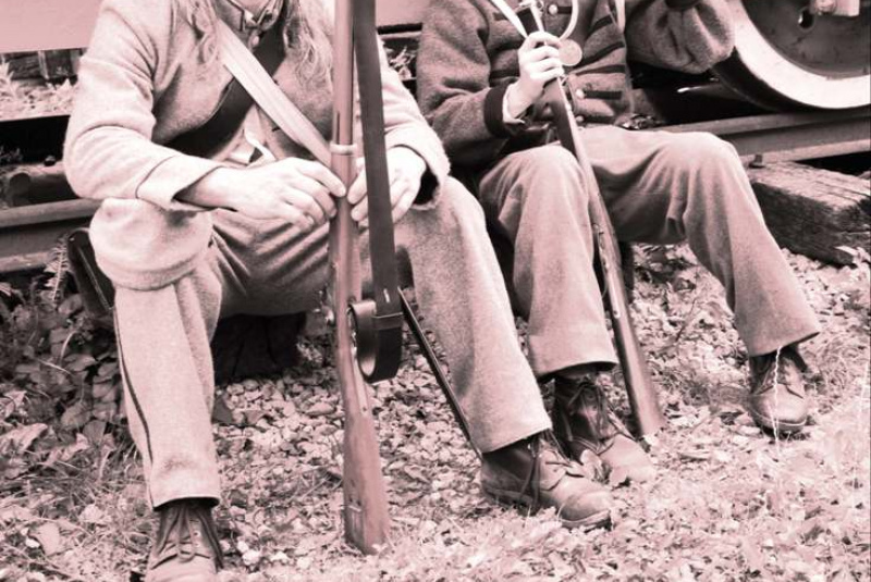 SEVER proti JUHU, rekonštrukcia slávnej bitky na detskej železni SEVER proti JUHU, rekonštrukcia slávnej bitky na detskej železni