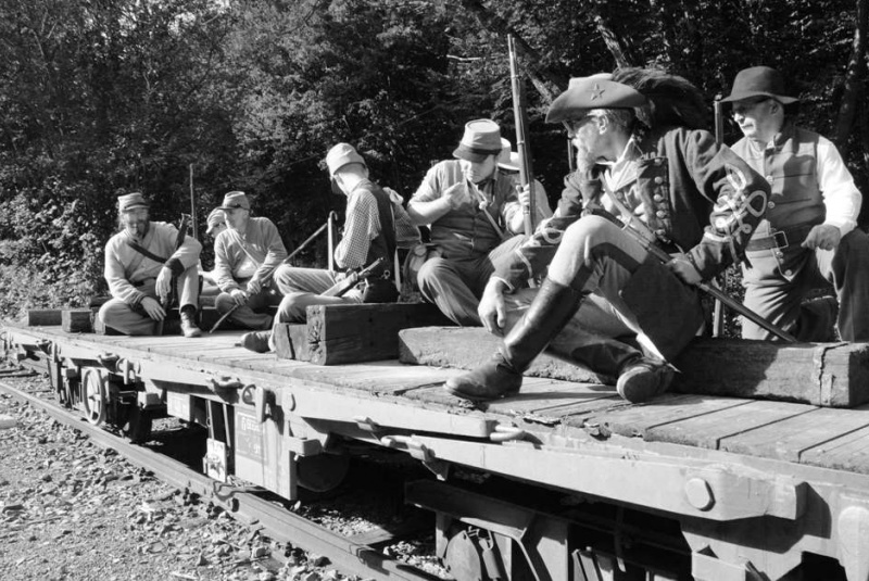 SEVER proti JUHU, rekonštrukcia slávnej bitky na detskej železni SEVER proti JUHU, rekonštrukcia slávnej bitky na detskej železni
