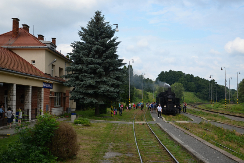 Parný vlak Košice - Hanušovce nad Topľou