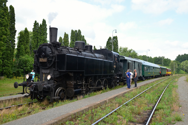 Parný vlak Košice - Hanušovce nad Topľou