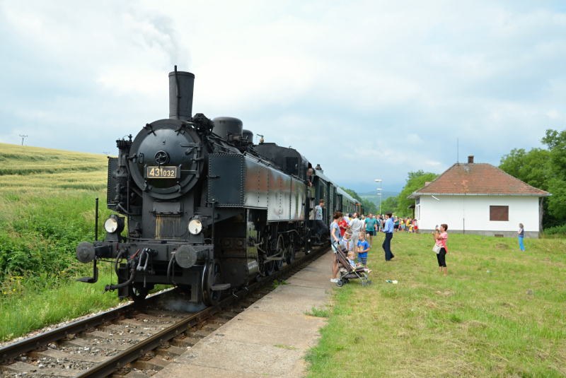 Parný vlak Košice - Hanušovce nad Topľou