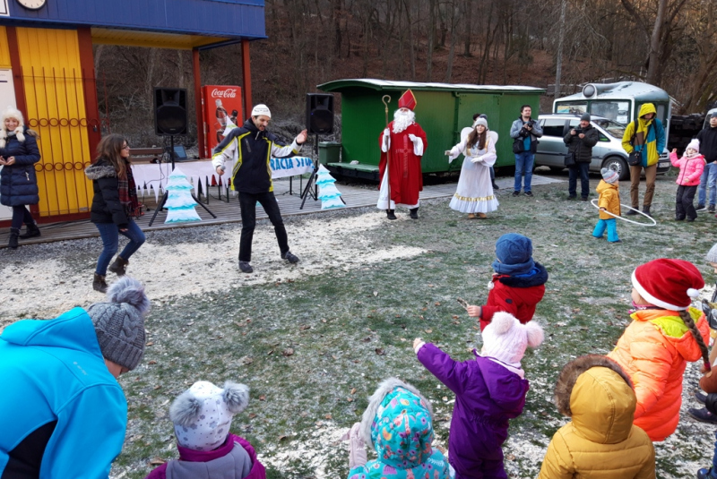 Mikulášska jazda na detskej železnici 