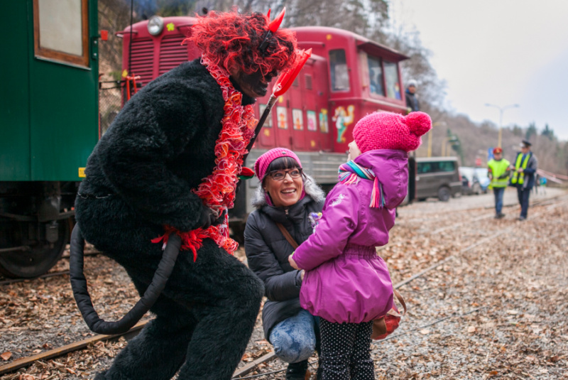 Mikuláš na detskej železnici 3.12.2016 Mikuláš na detskej železnici 3.12.2016
