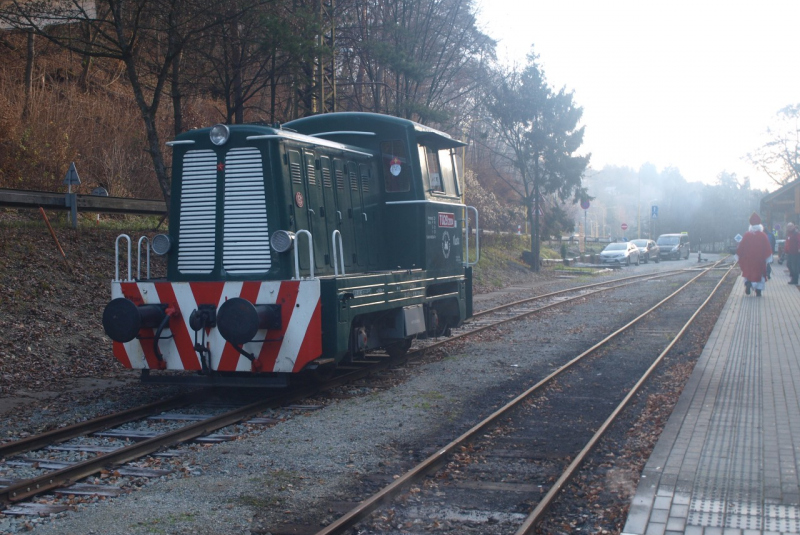 Mikulášska jazda na detskej železnici 