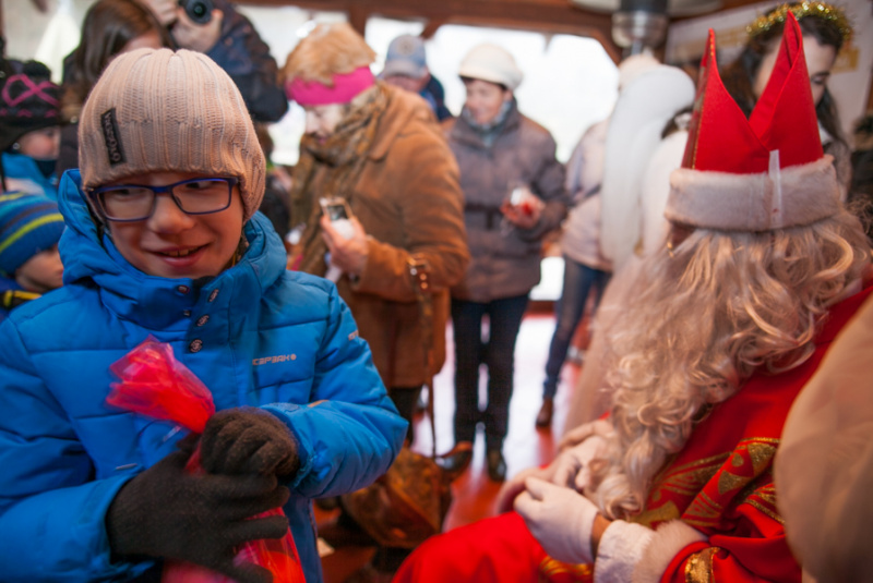 Mikuláš na detskej železnici 3.12.2016 Mikuláš na detskej železnici 3.12.2016