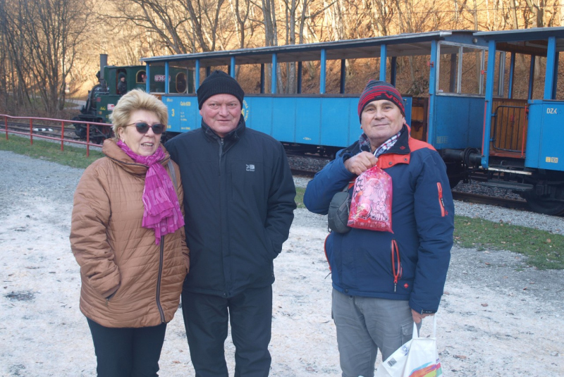 Mikulášska jazda na detskej železnici 