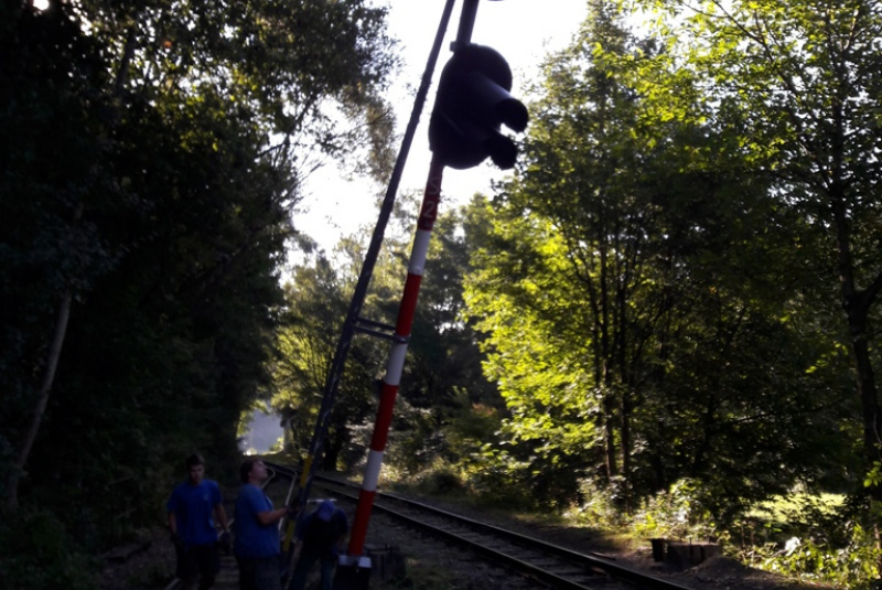 Odchodové návestidlá na Alpinke Odchodové návestidlá na Alpinke