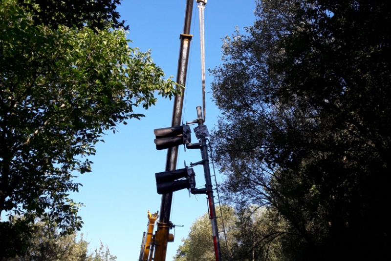 Odchodové návestidlá na Alpinke Odchodové návestidlá na Alpinke