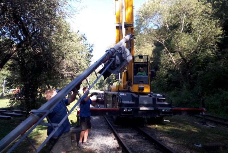 Odchodové návestidlá na Alpinke Odchodové návestidlá na Alpinke
