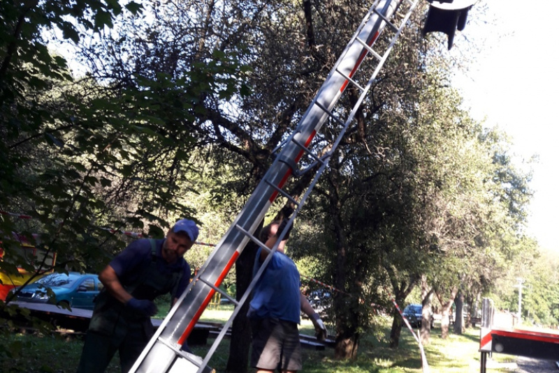 Odchodové návestidlá na Alpinke Odchodové návestidlá na Alpinke