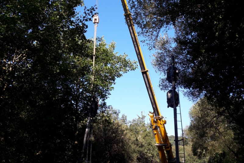 Odchodové návestidlá na Alpinke Odchodové návestidlá na Alpinke