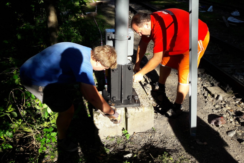 Odchodové návestidlá na Alpinke Odchodové návestidlá na Alpinke
