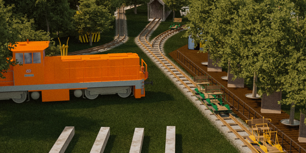 DREZINOVÝ OVÁL - vizualizácia