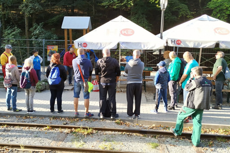  Hutníci pre Košice na detskej železnici