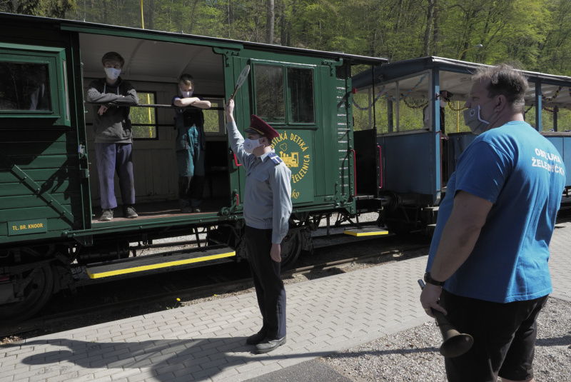  Otvorenie sezóny  - symbolický prázdny vlak počas korony 