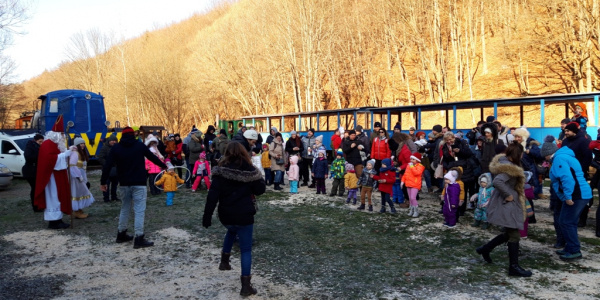 Mikulášska jazda na detskej železnici 