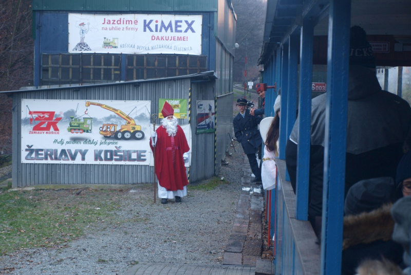  Mikulášska jazda na detskej železnici 