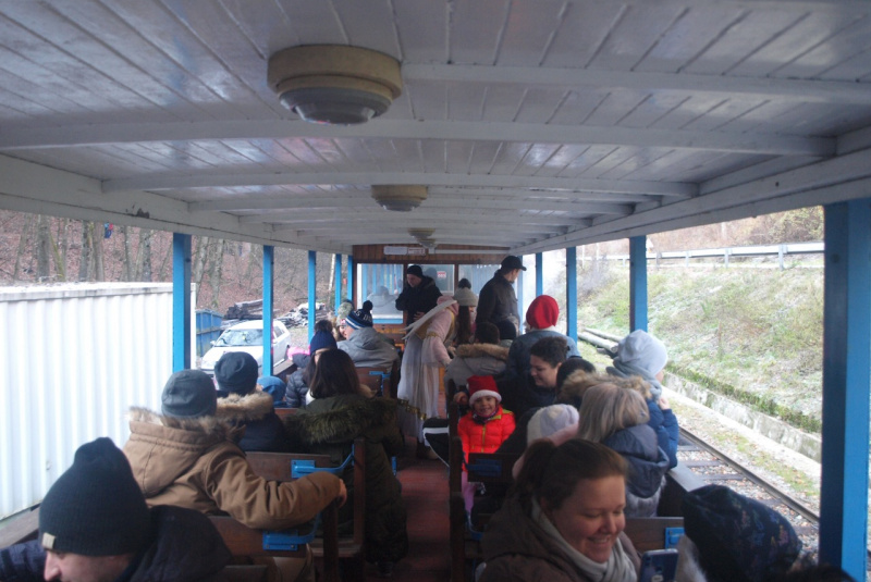  Mikulášska jazda na detskej železnici 