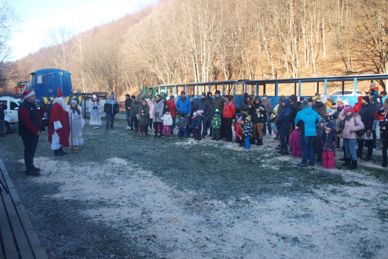  Mikulášska jazda na detskej železnici 