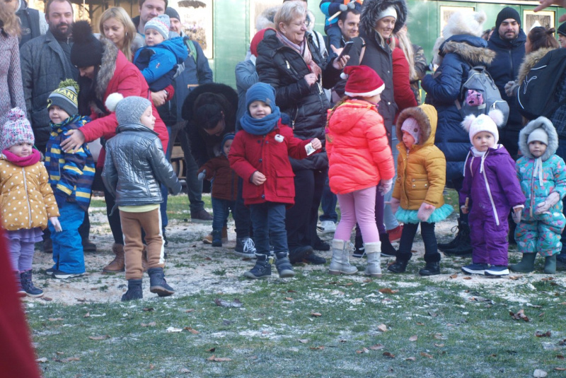  Mikulášska jazda na detskej železnici 