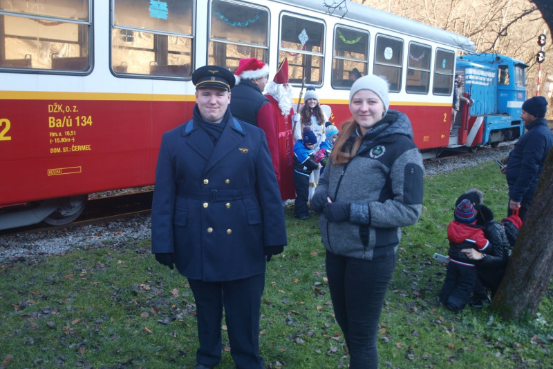  Mikulášska jazda na detskej železnici 