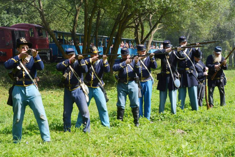  SEVER proti JUHU, rekonštrukcia slávnej bitky na detskej železni
