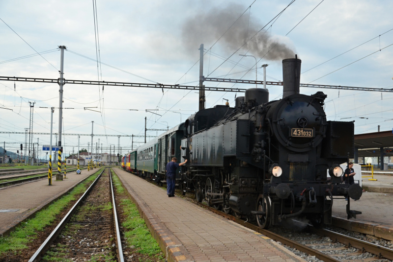  Parný vlak Košice - Hanušovce nad Topľou