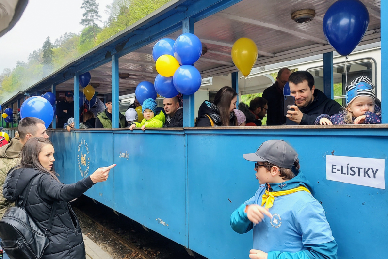 SLÁVNOSTNÉ OTVORENIE S PEPADOM VLAKU