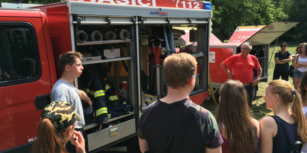 Hasiči na Detskej železnici