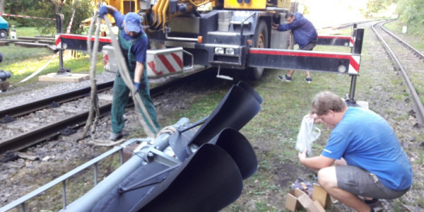 Odchodové návestidlá na Alpinke