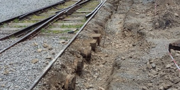 Výstavba nového nástupišťa