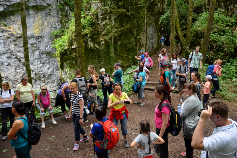  Vlakom za UNESCOM - Gombasecká jaskyňa 10.6.2017