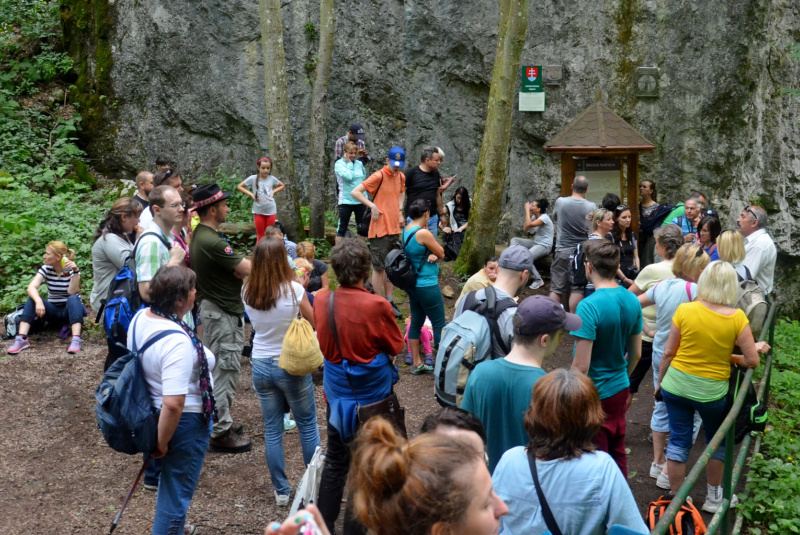  Vlakom za UNESCOM - Gombasecká jaskyňa 10.6.2017