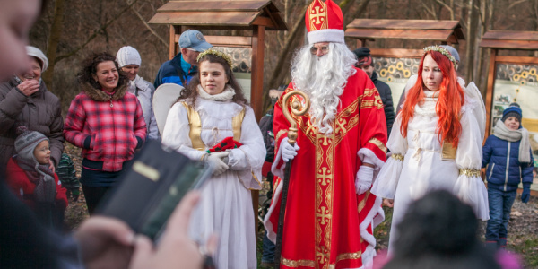 Mikuláš na detskej železnici 3.12.2016