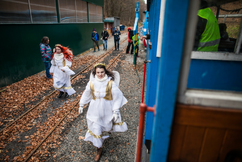  Mikuláš na detskej železnici 3.12.2016