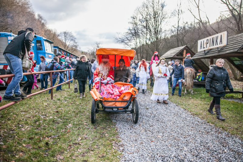  Mikuláš na detskej železnici 3.12.2016